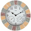 Lily's Home Hanging Wall Clock, Includes a Thermometer and Hygrometer