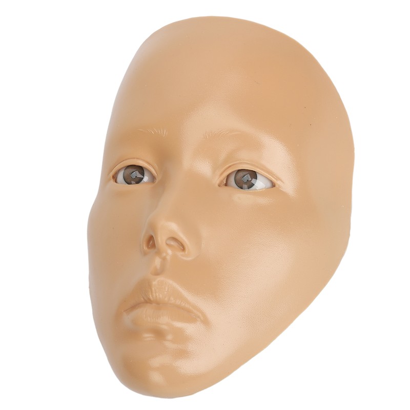 Silicone Makeup Practice Full Face Board with 20ml Cleansing Oil