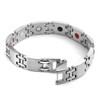 Zysta Stainless Steel Jewellery Men's Magnetic Bracelet Curved Magnetic Bangle