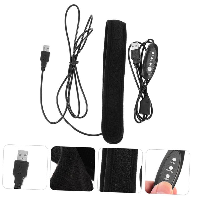 TEHAUX 1set USB Lens Heater Strip Multi-Function Dew Remover Warmer