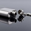 Stainless Steel Hip Flask and Funnel Set, Portable Leak-proof Flask,