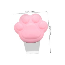 FOMIYES Facial Blackhead Extractor Stainless Steel Pore Scraper Cat Paw Shape Skin Cleansing Tool for Women Men