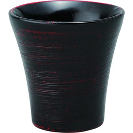 Aze Shinzo Shoten F2108 Guinomi Hagi Akebono Black