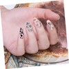 Healvian 6pcs Nail Art Stamping Templates Floral Pattern Nail Decoration