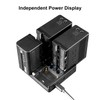 ZITAY 4-Channel USB C Fast Charging Station for Sony NP-F550,