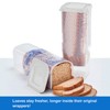 Bread Storage Dispenser, Bread Plastic Keeper Stackable Bread Container Safe