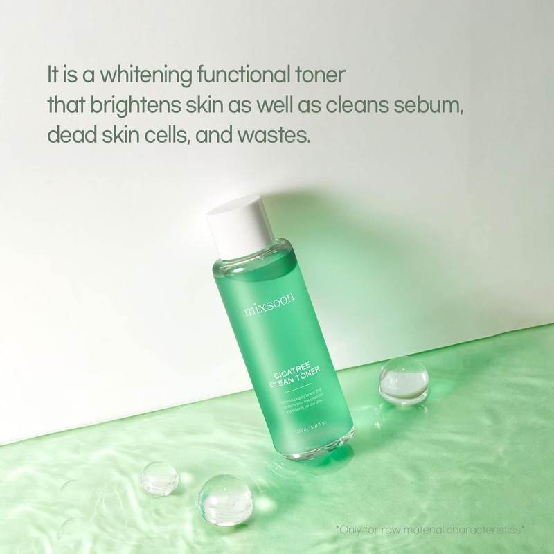 Mixsoon Cicatree Clean Toner 5.07 fl oz/150ml Daily toner for