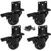 8T8 2" Side Mount Caster Wheels Heavy Duty Set of