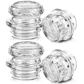 Coffee Percolator Pot Glass Knob Top Replacement for Coleman, Gsi, Eurolux, Stansport, Texsport Coffee Filter Perculator Glass Top (4 Pack)