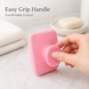 Pink Silicone Face Cleansing Brush for Daily Skincare – Soft