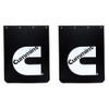 Cumins Diesel 24" x 30" x 3/16" Thick Rubber Black