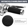 YALTIES Black Hand Grips, 1 Inch Motorcycle Handlebar Grips Cable