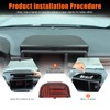 enter CoCar Dashboard Storage Box Organizer Holder Tray Compatible with