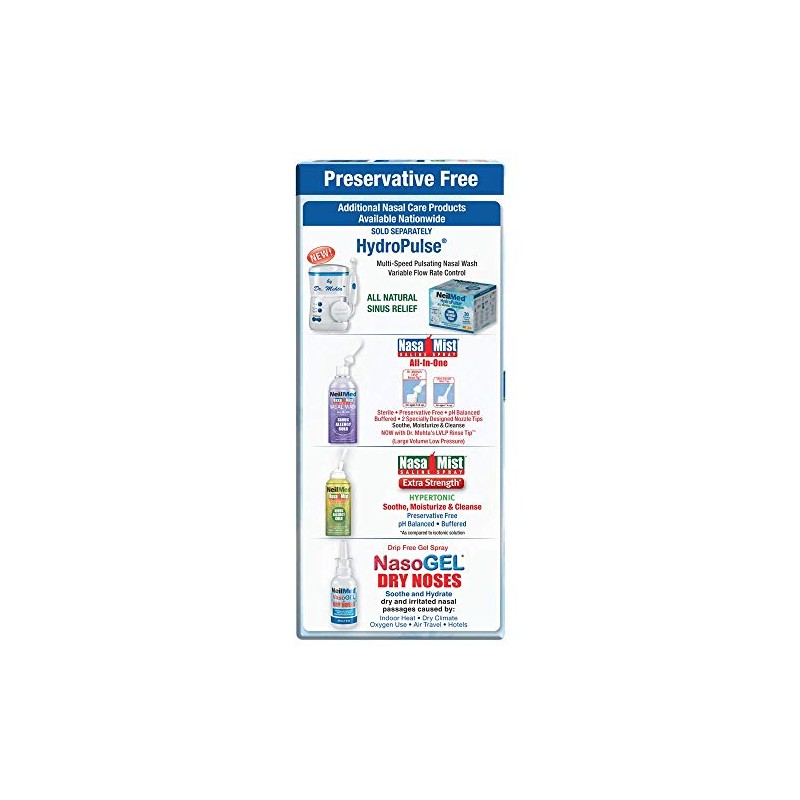 Sinus Rinse de NeilMed, 50 sobres previamente mezclados, 100, 1,