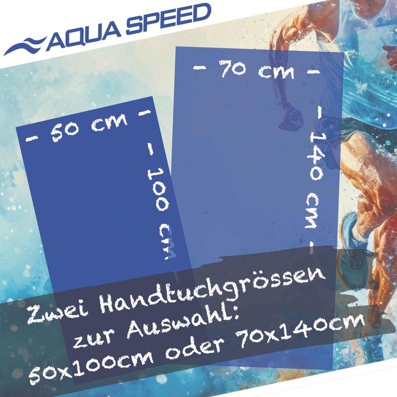 Aqua Speed Sports Towel Gym 70 x 140 cm Microfibre