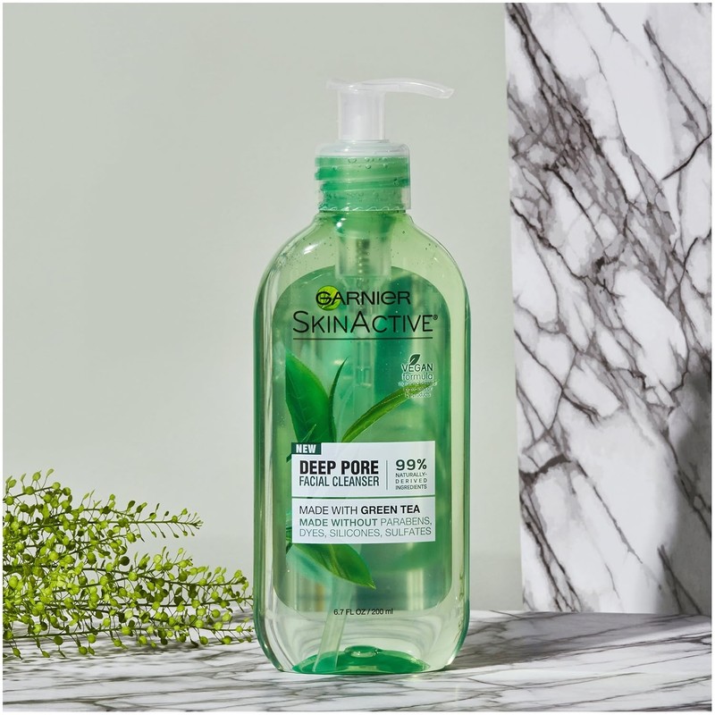 Garnier Skin Active Face Wash with Green Tea for Oily