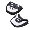PU Leather Golf Putter Head Covers with Magnetic Closure Waterproof