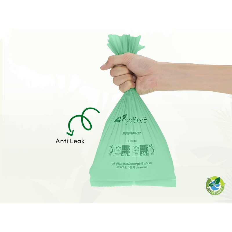 HooriPoori 5L - 7L 104 100% Compostable Biodegradable Food Caddy