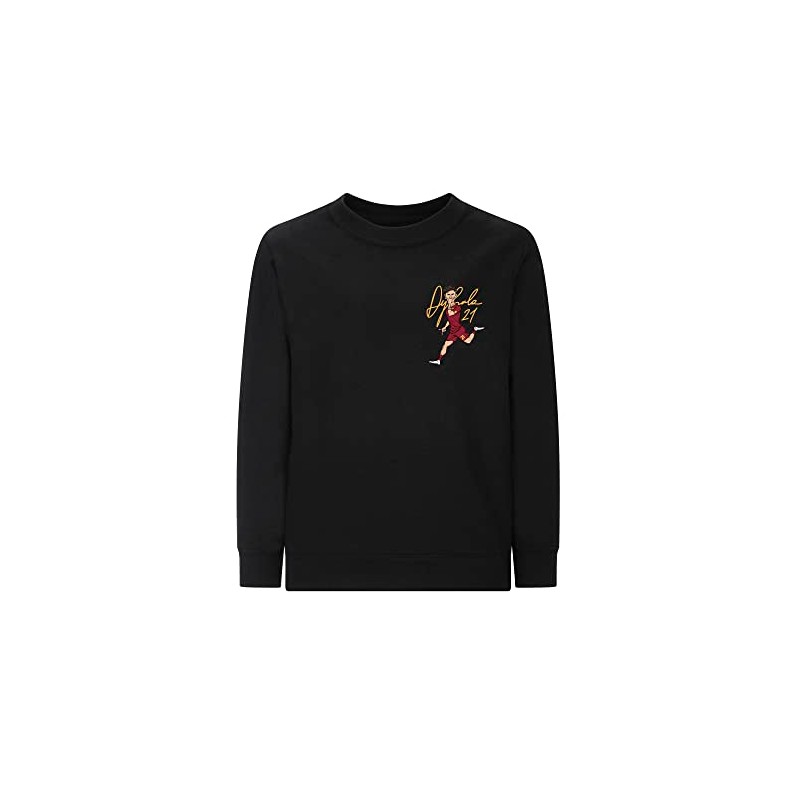 AS Roma Girocollo Nero Dybala Kids 6y, Unisex-Bambini, 6 Anni