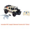 Matchbox RC Jurassic World Dominion Jeep Gladiator, 6-inch Dracorex Dinosaur