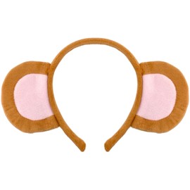 Delfd Monkey Ears Headband, Cute Hairband for Makeup Face Washing, One Size Fits All