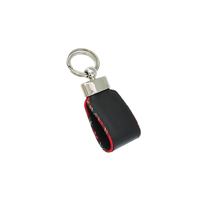 Mala Leather BRAEMAR Collection Leather Keyring 5121_7 Black