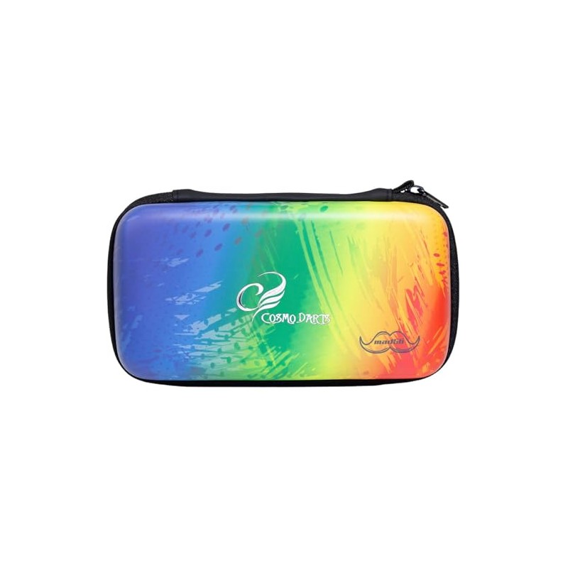 Darts Case Cosmo Darts Clutch Duo Massimo Dante, Rainbow, Casual
