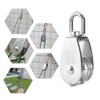 4Pcs M32 Single Pulley Block, Creatiee-Pro Heavy Duty 304 Stainless