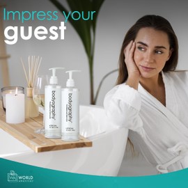 World Amenities Bodyography Blanc Pump Lotion - Hydrating Moisturizer for All Skin Type (13.50 Fl Oz (Pack of 1))