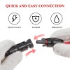 MHPOWOS Universal 7-in-1 Solar Panel Adapter Cable for for Jackery
