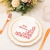 Crisky Servilletas de cóctel rojas de 40 aniversario para decoración