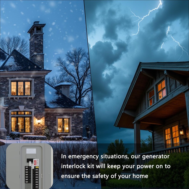 Generator Interlock Kit Compatible with Eaton Cutler Hammer BR Series