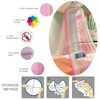 Princess Rainbow Bed Canopy with Stars Glow in The Dark,