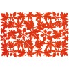Primitives by Kathy Felt Table Placemat - Orange Fall Leaves