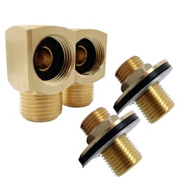 Wall Mounting Installation kit G1/2(IPS) 90° Faucet Replacement for commercial faucet, sink mount nuts for Commercial Sink include nipples,lot nuts and washers