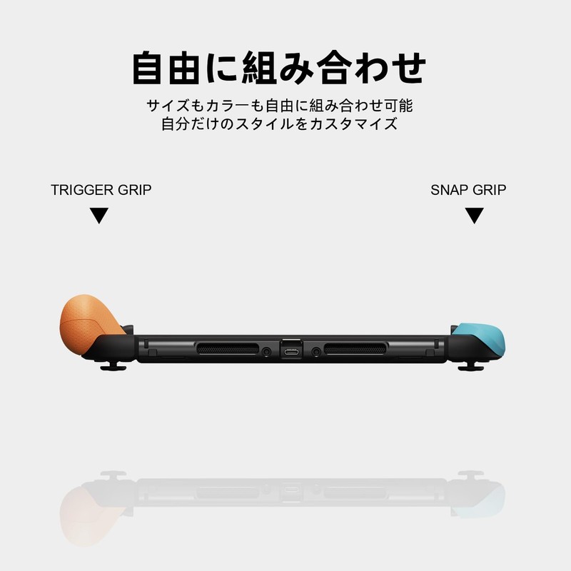 Savage Raven by Skull & Co. Switch2専用カバー「GripCase2」純正ドック対応 人間工学デザイン 三種類交換可能グリップ 精密軽量「単品」「ネオンブルーレッド」