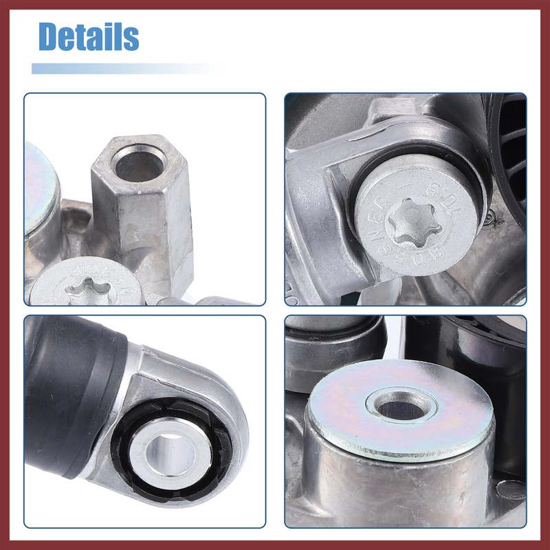 HEROFFIX 1 Pcs Engine Belt Tensioner Pulley Assembly for Mazda