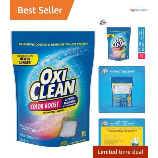 Laundry Pods 10 Count Deep Clean Active Oxygen Stain Removal