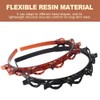 2 Pack Double Layer Headband with Mini Clips for Women