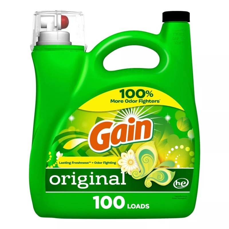 Gain + Aroma Boost Original Scent HE Compatible Liquid Laundry