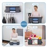 VENO 3 Pack Medium Clothes Storage Bag Organizer with Reinforced