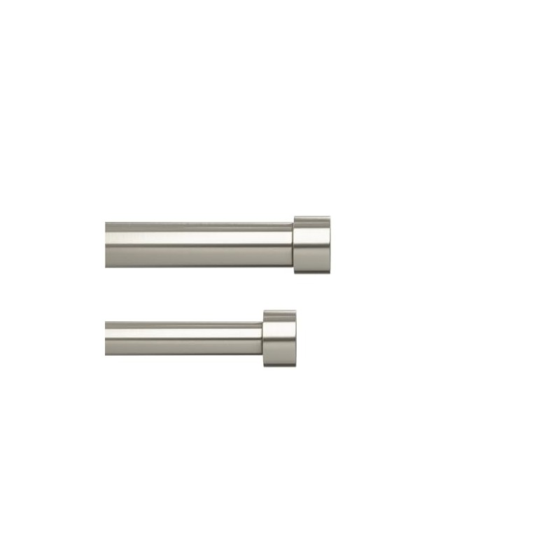 Umbra Cappa Double Curtain Rod Set for Window Drapery –