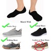 Jormatt 6 Pairs Men No Show Low Cut Socks Non-Slip