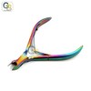 G.S 1PC NAIL CUTICLE NIPPER RAINBOW CLIPPER SCISSOR DEAD SKIN