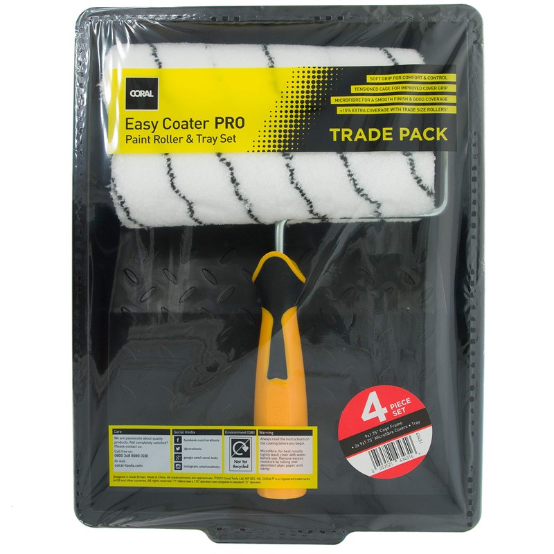 Coral 43431 Easy Coater Paint Roller Kit with Professional 1.75"