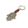 ClaroSchmuck Key Ring Hand of Fatima on Leather Cord 8