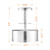 Brigii 304 Stainless Steel Burger Press - 4.5" Hamburger Patty