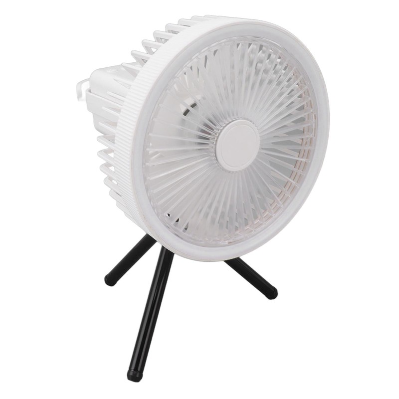 Tripod Stand Fan USB Rechargeable Retractable Portable Camping Fan Hanging