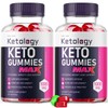 (2 Pack) Ketology Keto ACV Gummies Apple Cider Vinegar Advanced