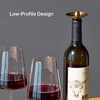 RBT Wine Pourer Stopper 360° Drip-Free Pouring, Low-Profile Stainless Steel